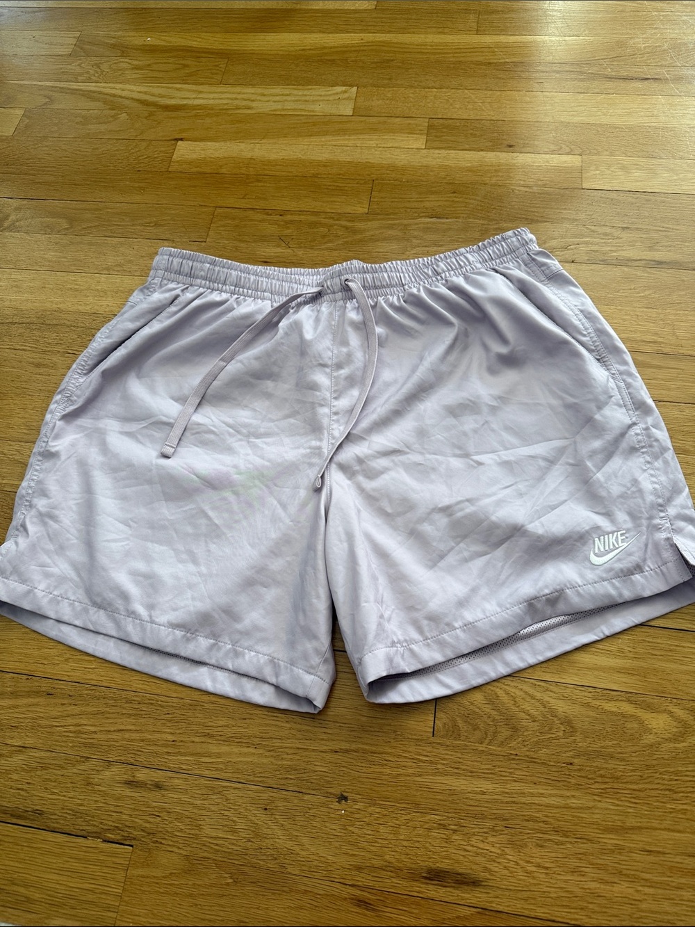 Nike Lavender-Gray Running Shorts